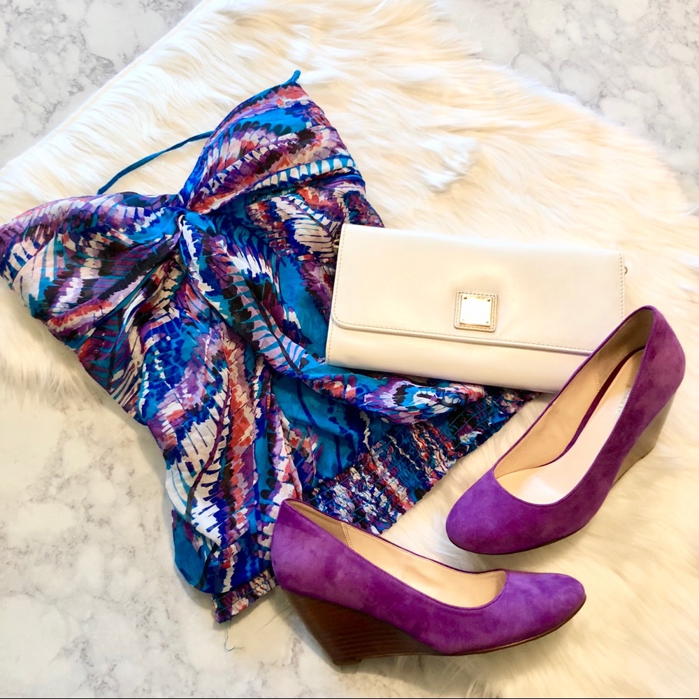 C O L E H A A N : “Laney” Wedge in “Purple Reign”